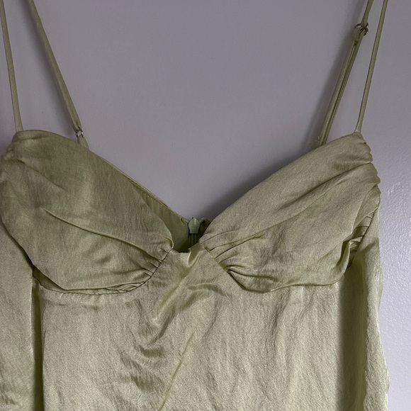 Zara Light Green Mini Dress - Picture 3 of 5